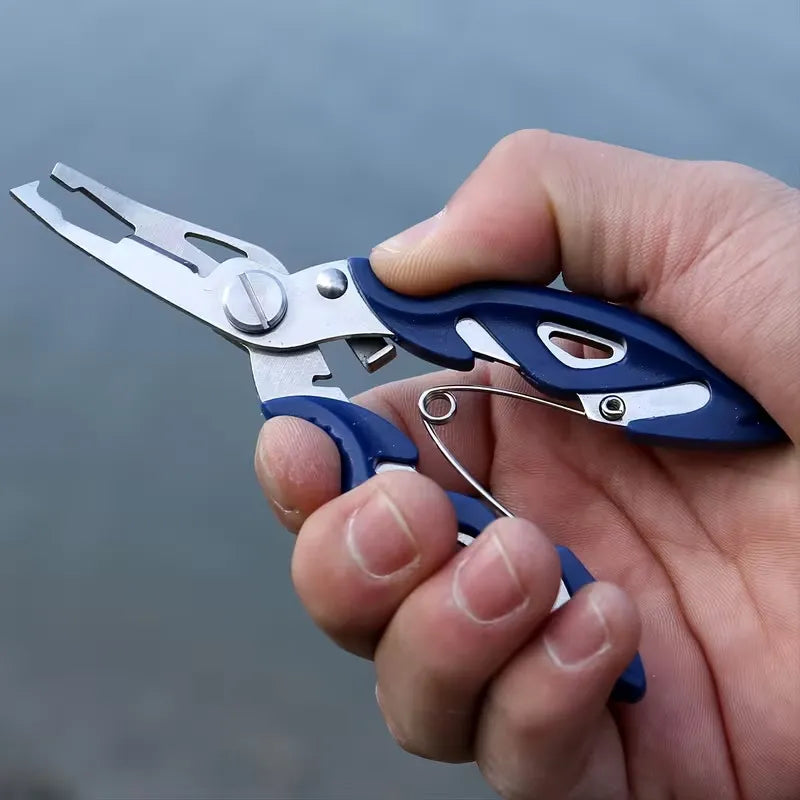 Multifunction Fishing Pliers Tools Accessories for Goods Winter Tackle Pliers Vise Knitting Flies Scissors Braid Set Fish Tongs