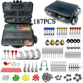 187/269pcs Fishing Accessories Kit Set - Including Tackle Box, Fish Hooks, Bait Parts, Sinkers - Perfect For Outdoor Fishing
