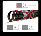 Fishing Rod 6 Section Casting Spinning Portable Travel Fishing Rod 30T Carbon Fiber For Big Game Rod Ultralight Weight