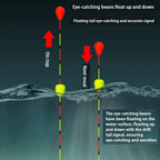 Fishing Floats Eye-catching Floating Ball Slidding Composite Nano Buoy Moveable Beads Tail Bobber Fishing Tackle Accessories