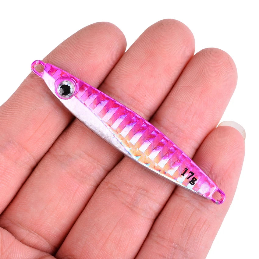 2026 Metal Jig Fishing Lure Weights 7g-40g Trolling Hard Bait Bass Fishing Bait Tackle Trout Jigging Lure Jigs Saltwater Lures