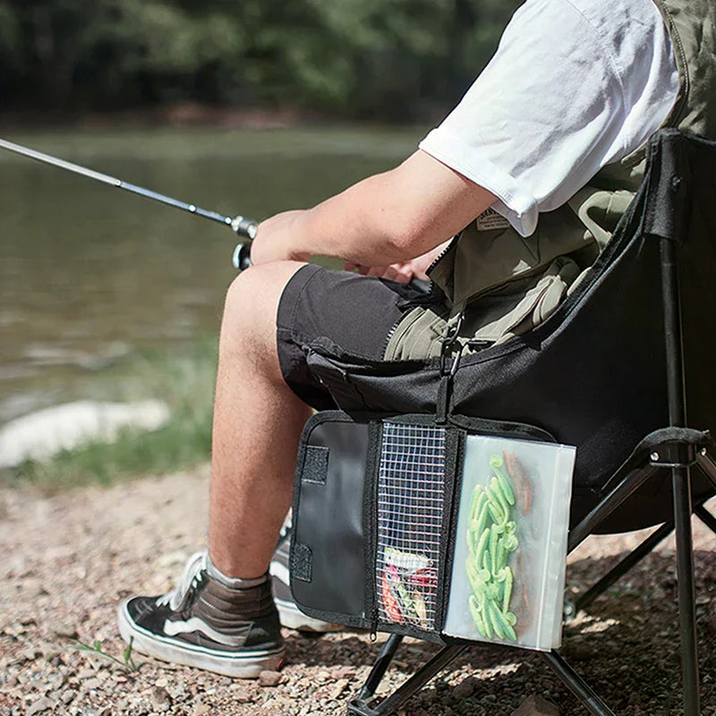 Fishing Gear Accessory Bag, Outdoor Waterproof Portable Multi-Functional Soft Lure Storage Pouch